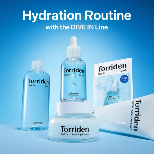 Torriden DIVE IN Hyaluronic Acid Serum 50ml (1.69 fl.oz.) | Deep Hydration to Get Glow Skin