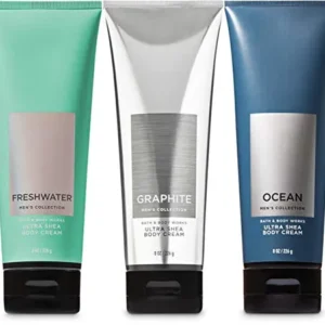 Bath and Body Works 3 Pack Set - Freshwater, Graphite and Ocean Body Lotion (set of 3))