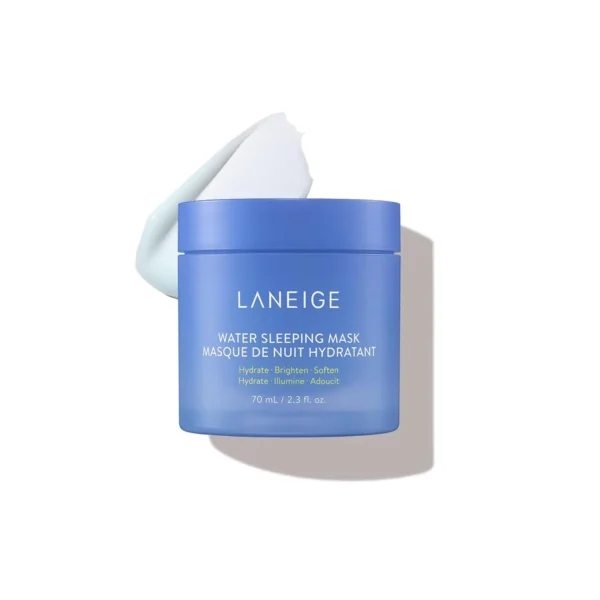 LANEIGE Water Sleeping Mask: Hydrating Korean Overnight Mask with Squalane & Probiotic-Derived Complex, for Bright, Glowing Skin & Barrier