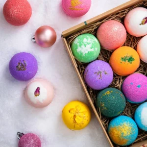 LifeAround2Angels Bath Bombs Gift Set 12 USA made Fizzies, Shea & Coco Butter Dry Skin Moisturize, Perfect for Bubble Spa Bath. Handmade Birthday Mothers day Gifts idea For Her/Him, wife, girlfriend