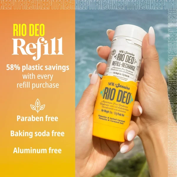 Sol de Janeiro Rio Deo Refillable Aluminum Free Deodorant