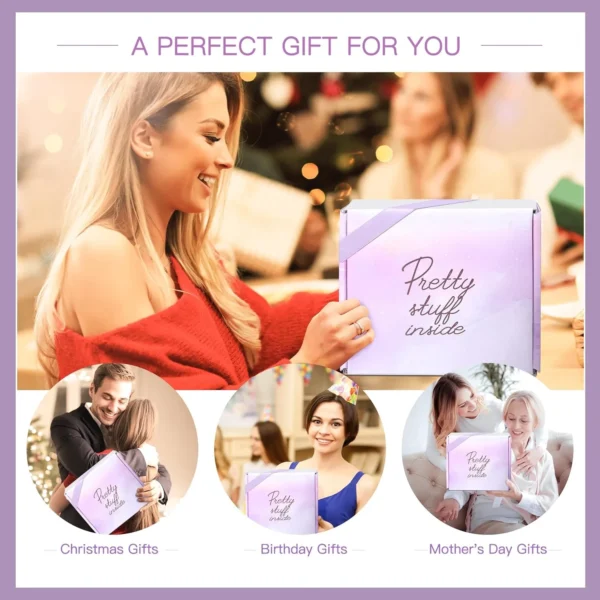 Gifts for Women Spa Gifts Baskets for Women Birthday Gifts Lavender Bath and Body Sets Mothers Day Gifts Relaxing Self Care Get Well Gift for Mom Her Girlfriends Sister Teacher Friends Coworkers