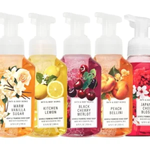 Bath and Body Works FRESH AND BRIGHT Hand Soaps - Set of 5 Gentle Foaming Soaps