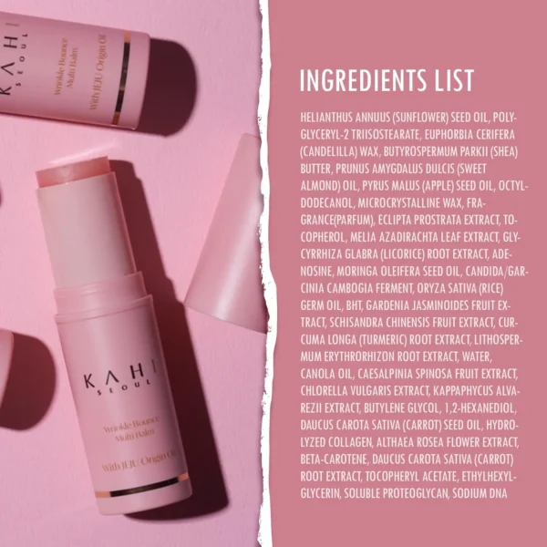 KAHI Wrinkle Bounce Multi Balm Stick | PDRN Collagen Wrinkle Stick | Korean Skin Care |All-in-One Hydrating Lip Balm Eye Cream Neck Cream Make Up Base & Face Mist Moisture Balm Visit the KAHI Store