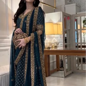 Haris Shakeel Aisha Magenta Addawork Formal Wedding Collection