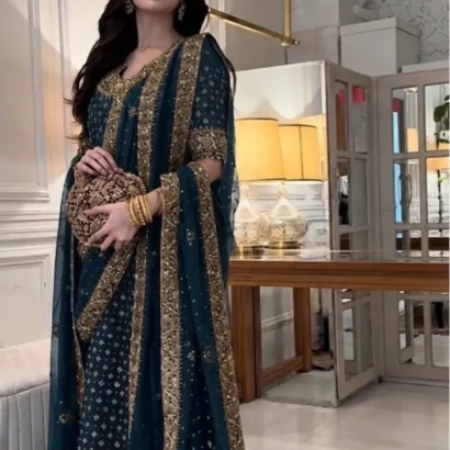 Haris Shakeel Aisha Magenta Addawork Formal Wedding Collection